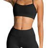 311iN5p9bPS.jpg Women's Workout Sets 2 Piece Yoga Outfit High Waisted Biker Shorts Leggings Sports Bra Gym Fitness Clothes Tracksuit