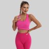 2 Piece Workout Sets for Women Sports Bras and High Waisted Leggings Yoga Outfits Set for Women