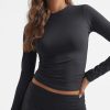 Lounge Sets For Women 2 Piece Outfits Long Sleeve Shirts and Fold Over Yoga Pants Two Piece Workout Sets