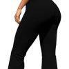 Two Piece Workout Sets for Women, 2 Piece Matching Flared Leggings & Sports Bra Set for Women's Gym Set Running Yoga Outfits