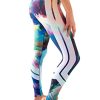 Colorado Threads Watercolor Yoga Pant-Multi Printed-XS Womens Active Workout Yoga Leggings Multi Printed Watercolor S
