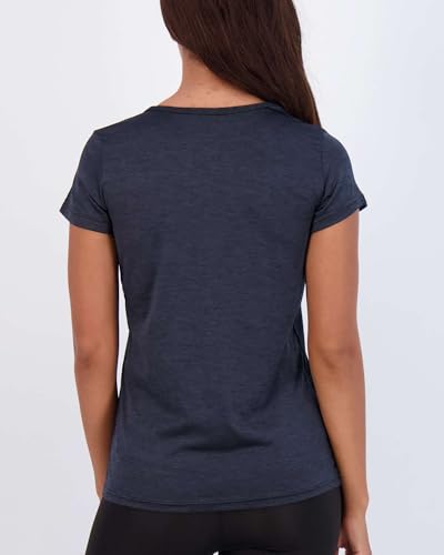 5 Pack Women’s Short Sleeve V-Neck Workout T-Shirts – Athletic Gym Fitness Pilates Plus Size Active Tees