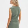 31CmUCPAgL.jpg Womens Summer 2 Piece Short Skirt Sets Sleeveless Top and Tennis Skorts Dressy Cotton Matching Sweatsuits Outfits 2025