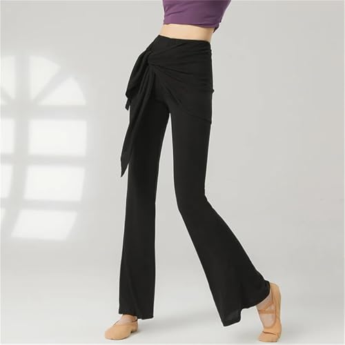 Women's Flared Dance Pants Breathable Wide Leg Ballet Trousers for Modern Classical Performances Yoga
