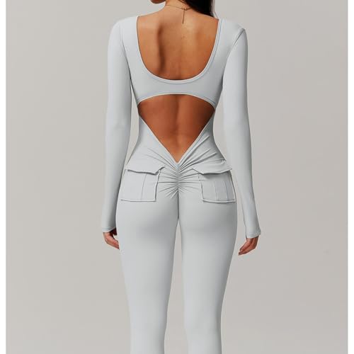 Sports Jumpsuit Women Gym Set Training Yoga Suit Sportswear Back Jumpsuit Fitness Rompers Stretch Workout Bodysuits