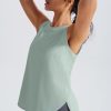 Ice Silk Workout Tank Tops for Women Cool-Dry Sleeveless Loose Fit Yoga Shirts Athletic