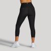 Lower Back Support Compression Capri Leggings for Women, Flattering Fit, Sweat Wicking, Breathable
