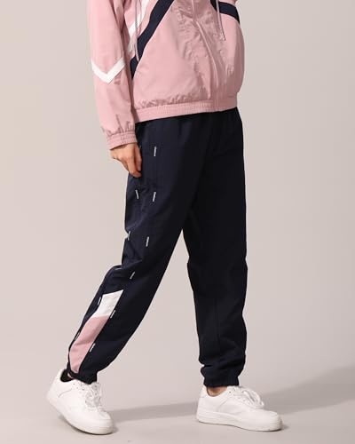 Leisure Colour Block Pants - Joggers for Women, Women's Sweatpants, Lounge Pants, Yoga Workout Pants with Pockets