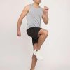5 Pack: Dry-Fit Muscle Tank Tops Sleeveless Shirts Workout Tees Athletic Running Tees (Big & Tall Available)