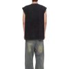 Y2K Graphic Tank Tops - Dump Him Sleeveless Acid Wash Round Neck Tank Running Gym Loose Fit Tee