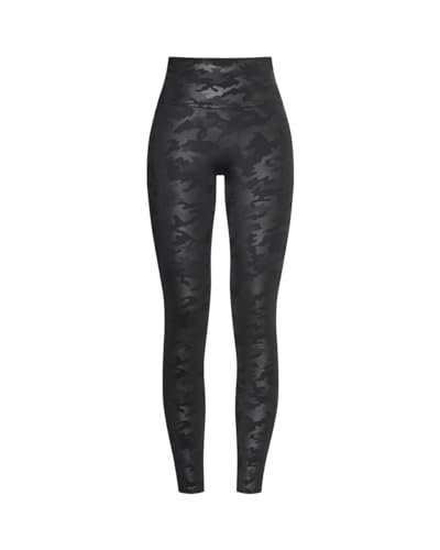 Faux Leather Camo Leggings