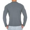 Men’s Dry Fit Soft Crew Neck Long Sleeve Shirt Fitted Top