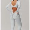 Sports Jumpsuit Women Gym Set Training Yoga Suit Sportswear Back Jumpsuit Fitness Rompers Stretch Workout Bodysuits