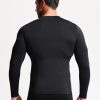 Men's 3 Pack Dry Fit Long Sleeve Compression Shirts Workout Running Shirts