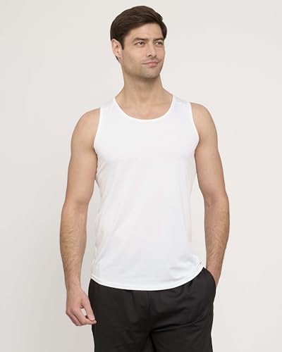 5 Pack: Dry-Fit Muscle Tank Tops Sleeveless Shirts Workout Tees Athletic Running Tees (Big & Tall Available)