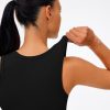 Workout Tank Tops for Women - Butter Soft High Neck Athletic Gym Yoga Pilates Tank Tops
