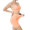 Women Seamless Yoga Set 2 Piece Workout Sport Bra with High Waist Shorts Legging Outfit Tracksuit.