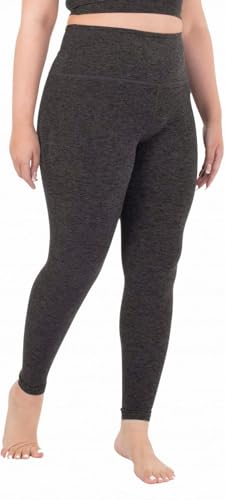 Monaco Women’s High-Waisted Active Leggings, USA Made, 4-Way Stretch, Workout, Running, and Yoga