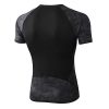 Compression Shirt Men 3 Pack Quick-Dry Athletic Baselayer 4-Way Stretch Moisture-Wicking Short Sleeve Workout Shirts
