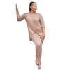 2 Piece Leggings Sets for Women Outfits Summer Fall Casual Jogger Set Oversized TShirt Long Pants Set Sweatsuit