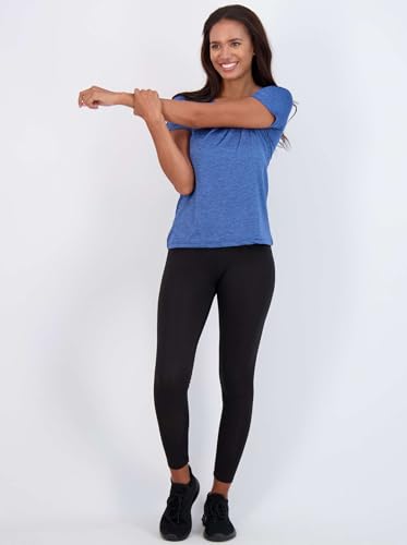 5 Pack Women’s Short Sleeve V-Neck Workout T-Shirts – Athletic Gym Fitness Pilates Plus Size Active Tees