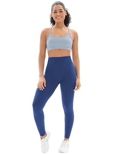 Seamless Workout Sets for Women 2 Piece Adjustable Strappy Sports Bra with High Waisted Butt Lifting Leggings Gym Sets