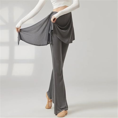 Women's Flared Dance Pants Breathable Wide Leg Ballet Trousers for Modern Classical Performances Yoga