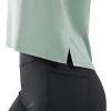 Ice Silk Crop Workout Tank Tops for Women Cool-Dry Sleeveless Loose Fit Yoga Shirts