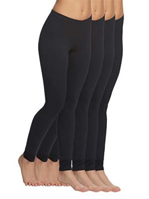 | Velvety Soft Lightweight Leggings | 4-Pack