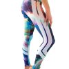 Colorado Threads Watercolor Yoga Pant-Multi Printed-XS Womens Active Workout Yoga Leggings Multi Printed Watercolor XL