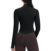 Women's Cropped Running Workout Jackets Zip Slim Fit Athletic Tops with Thumb Holes