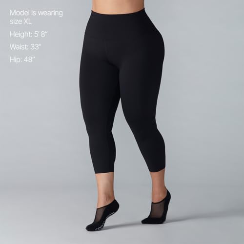 Tavi Women’s High Waisted Crop Tight | 21-Inch Inseam | Comfortable Leggings with Pockets | Workouts, Studio & Street
