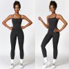 Women 2 Piece Workout Sets (2025 NEW) Yoga Outfit Open Back Tank Top High Waisted Leggings Gym Sets Tracksuits