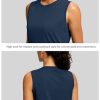 Sleeveless Workout Tops for Women Breathable Lightweight Athletic Running Tank Tops Active Tennis Yoga Shirts
