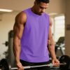 Tank Top for Men Moisture Wicking Cotton Sleeveless Shirts Muscle Gym Workout Causal Summer Tank Tops