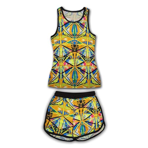 Tank Top Shirt and Short Set