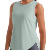Ice Silk Workout Tank Tops for Women Cool-Dry Sleeveless Loose Fit Yoga Shirts Athletic