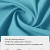 Open Back Workout Tops for Women Crop Yoga Shirts Lightweight Twist Back Athletic Running Gym Tops Blue