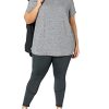 Women's Active Quick Dry Tech Stretch Short-Sleeve Crewneck T-Shirt (Available in Plus Size), Multipacks
