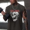 Men Graphic Muscle Tank Top Gym Workout Summer Casual Sleeveless Shirts (S-XXL)