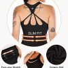 Workout Tank Tops for Women Built in Shelf Bras Padded,Sleeveless Gym Tops Athletic Yoga Shirts