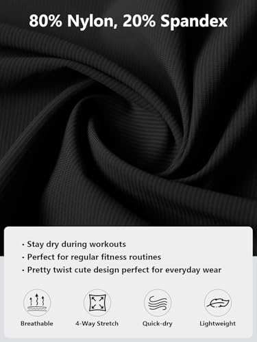 Open Back Workout Tops for Women Crop Yoga Shirts Lightweight Twist Back Athletic Running Gym Tops