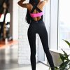 Designed for Fitness Perfect Pink Jumpsuits for Women Workout Leggings Yoga Pants