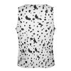 Dalmatian Skin Men's Tank Tops Print Sleeveless Shirts Workout Gym Muscle T Shirts Tee Tops