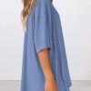 Women's Two Piece Lounge Set 2025 Summer Casual Oversized Shirts Biker Shorts Matching Airport Travel Outfit
