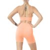 Women Seamless Yoga Set 2 Piece Workout Sport Bra with High Waist Shorts Legging Outfit Tracksuit.
