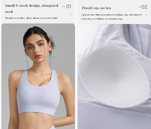 2 Piece Workout Sets for Women, Women’s Seamless Yoga Outfits Butt Lifting Leggings,High Impact Sports Bra Gym Pants.