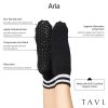 Aria Grip Socks – Pilates Socks with Grips for Women, Non Slip, Yoga & Barre