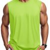 Men's Tank Top Cotton Muscle Workout Gym Shirts Moisture Wicking Lightweight Summer Casual Sleeveless Shirts