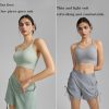 2 Packs Breathable Workout Shorts Pants Sports Bra Set for Women,Women's Gym Short Trousers Outfits Set.